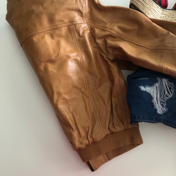 Genuine Short Leather Jacket - Picture 5 of 5